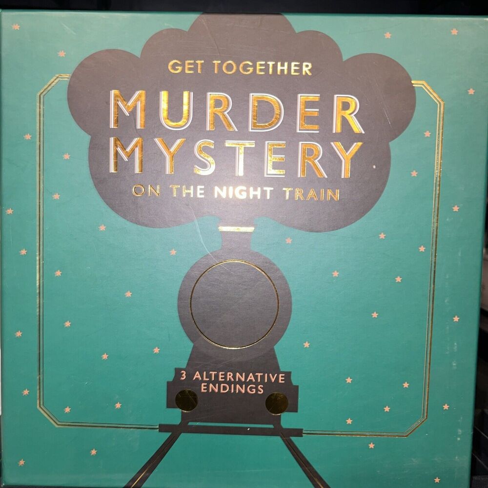 Murder Mystery Get Together On The Night Train Board Game Brand New